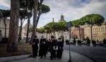 Rome, Itlay A Gaggle of Priests