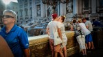 Rome, Itlay Trevi Fountain Kiss